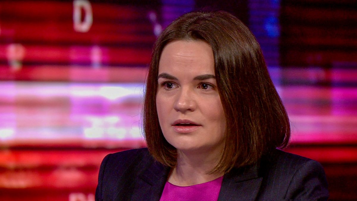 BBC News - HARDtalk, Svetlana Tikhanovskaya, Belarus Opposition Leader