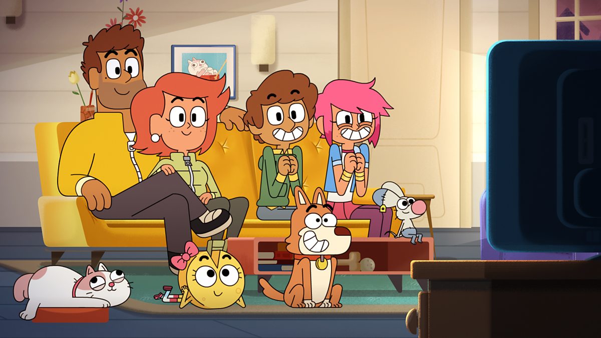 Boy Girl Dog Cat Mouse Cheese Series 2 30. Family Fun Fight BBC