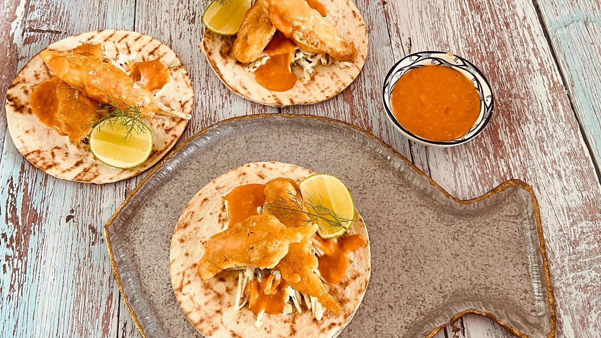 BBC Radio Ulster Saturday with John Toal Beer Battered Prawn Tacos