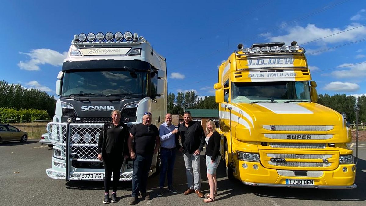 BBC Hereford & Worcester - Malcolm Boyden, Hundreds of trucks in ...