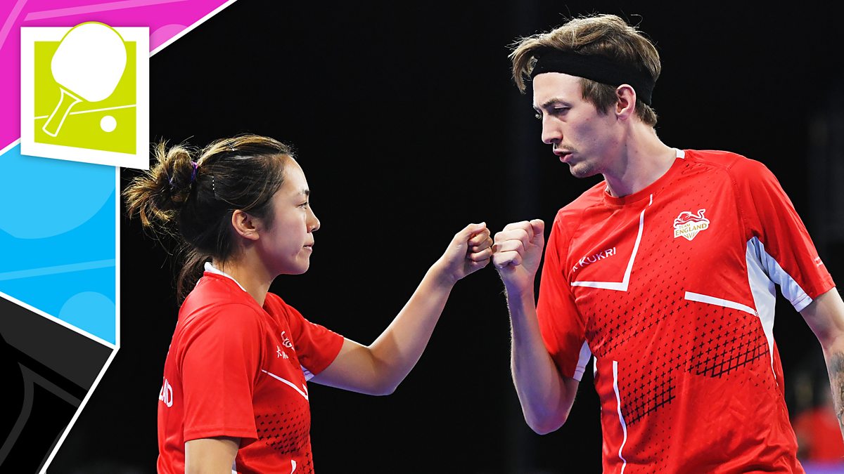 BBC iPlayer Commonwealth Games Table Tennis Round of 16 and 32