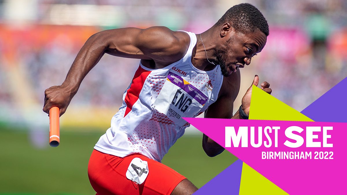 BBC Sport Commonwealth Games, Birmingham 2022 Live, Athletics 4x100m