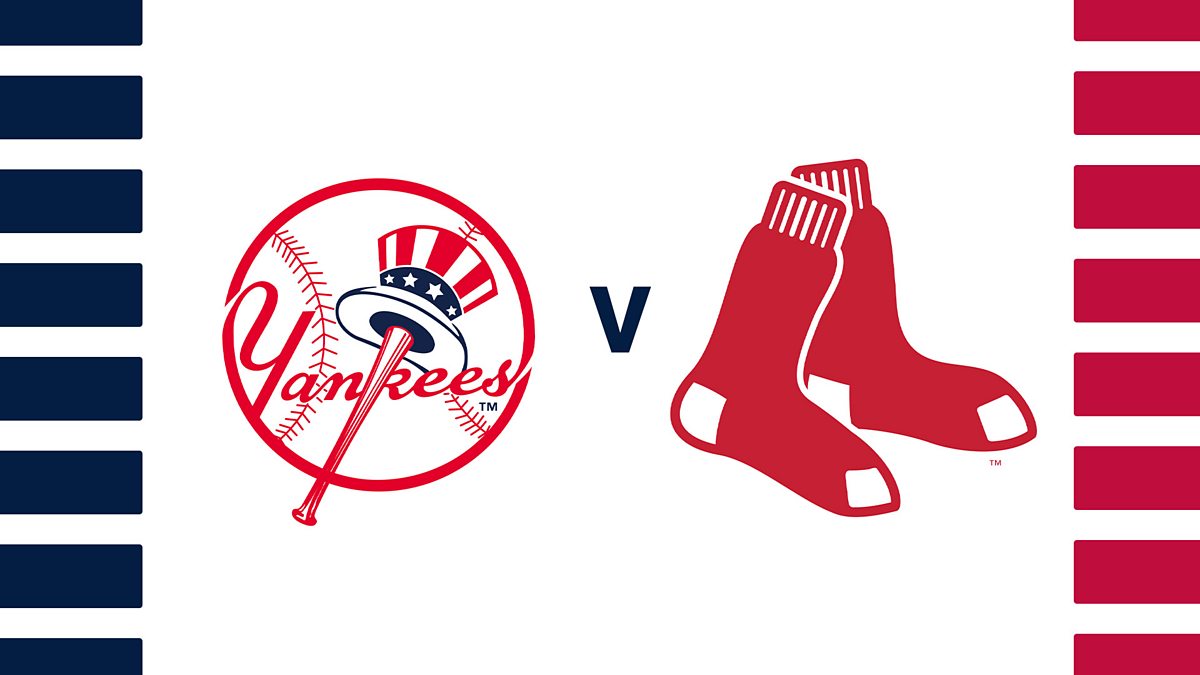 BBC Sport Baseball, 2022, New York Yankees v Boston Red Sox