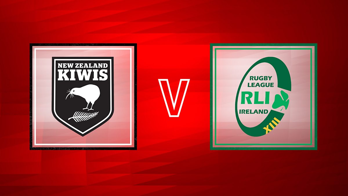 BBC Sport Rugby League World Cup, 2021 Men's, New Zealand v Ireland