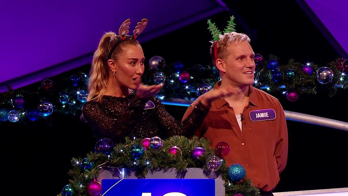 BBC One Pointless Celebrities, Series 16, Christmas Special 2022, "Best ever Christmas present"