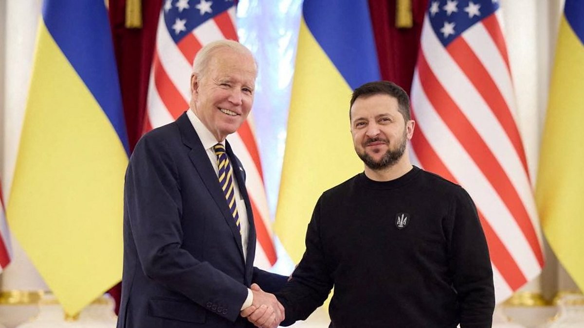 BBC - President Biden Visits Ukraine And Announces More Sanctions.