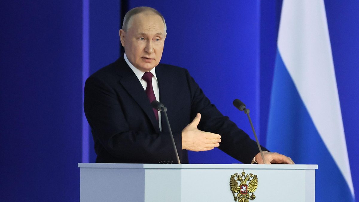 BBC - Putin Tries To Justify Ukraine Invasion