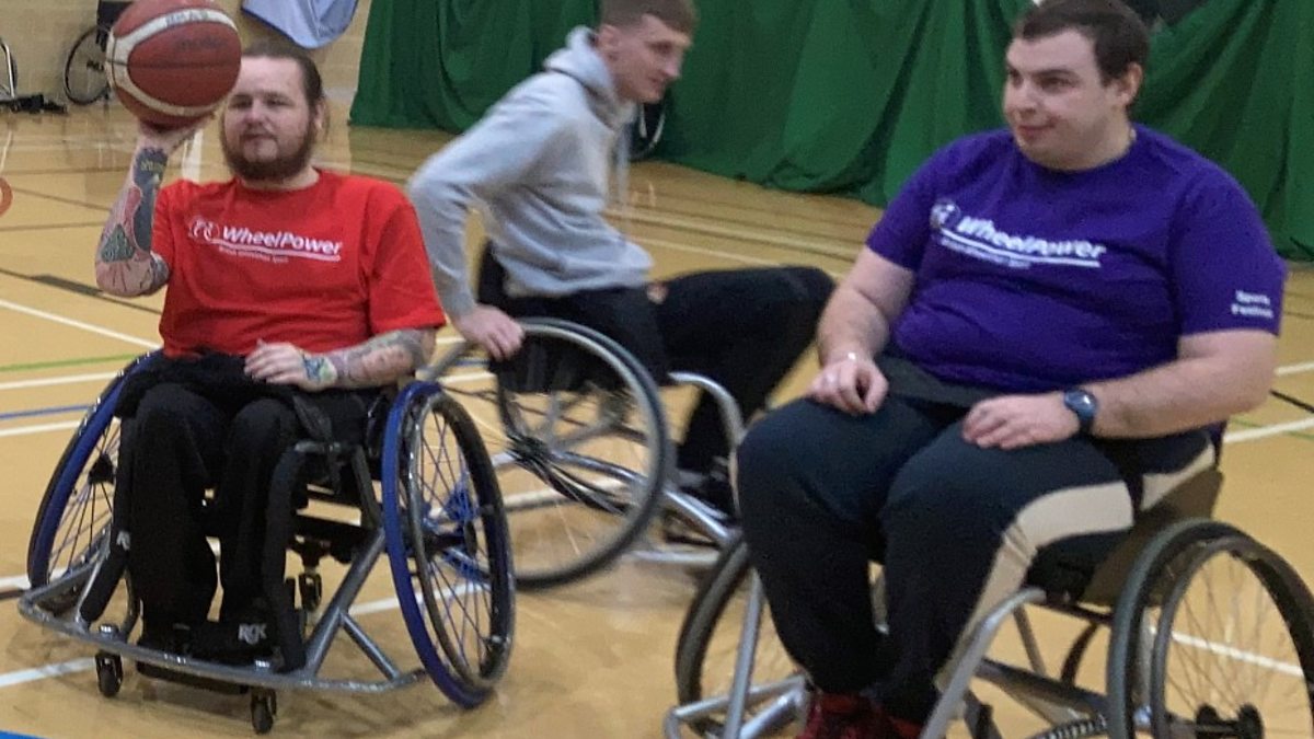 BBC Radio Wiltshire Sue Kinnear, Wheelchair Sports Festival in Tidworth