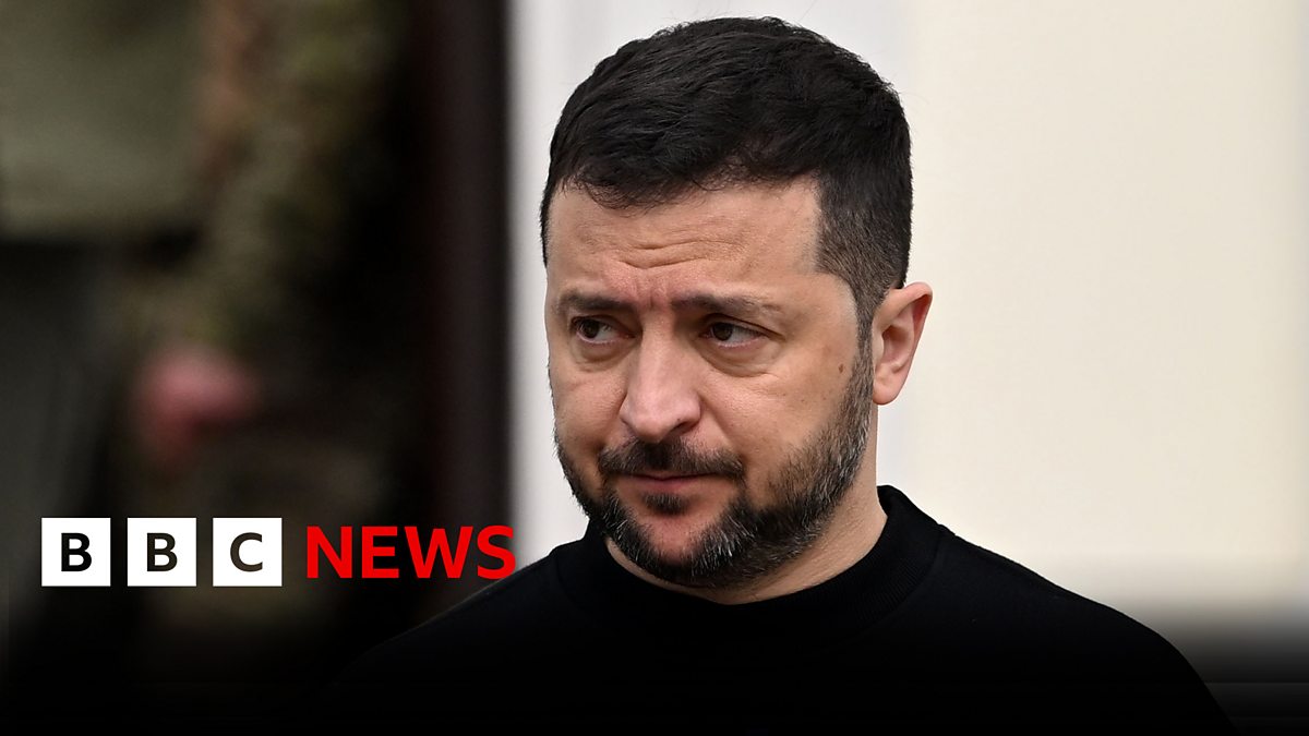 BBC News President Zelensky in UK