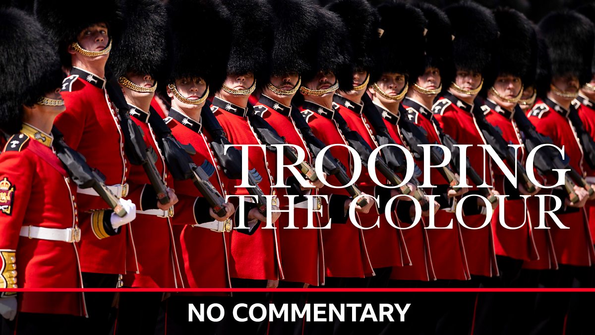 BBC One Trooping the Colour, Trooping the Colour No Commentary