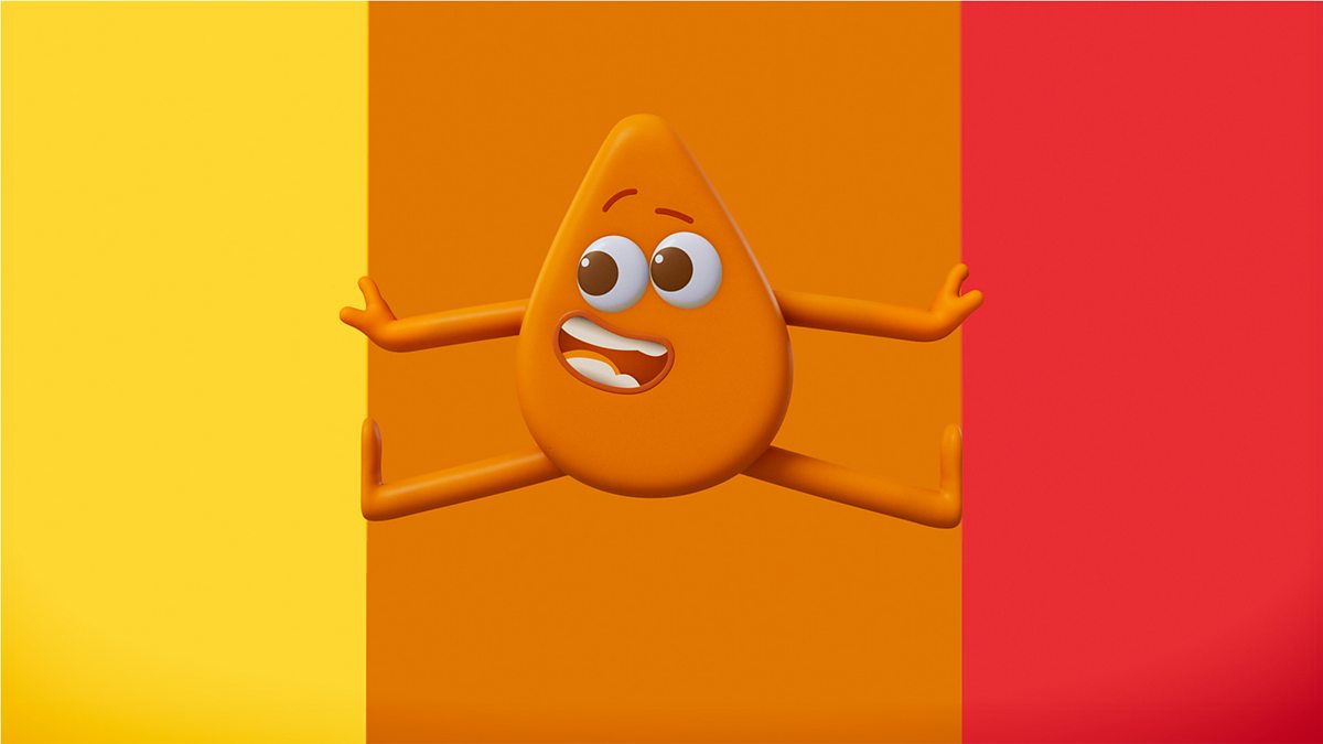 Cbeebies Radio Colourblocks Orange