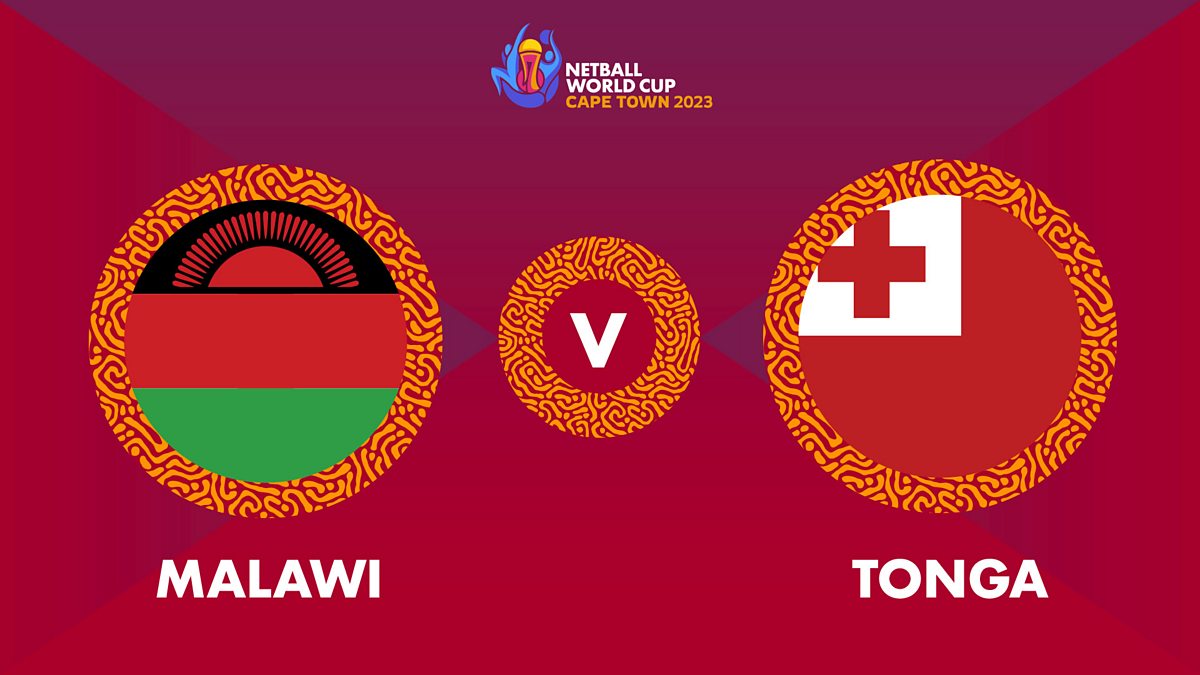 BBC Sport - Netball World Cup, 2023, Malawi v Tonga