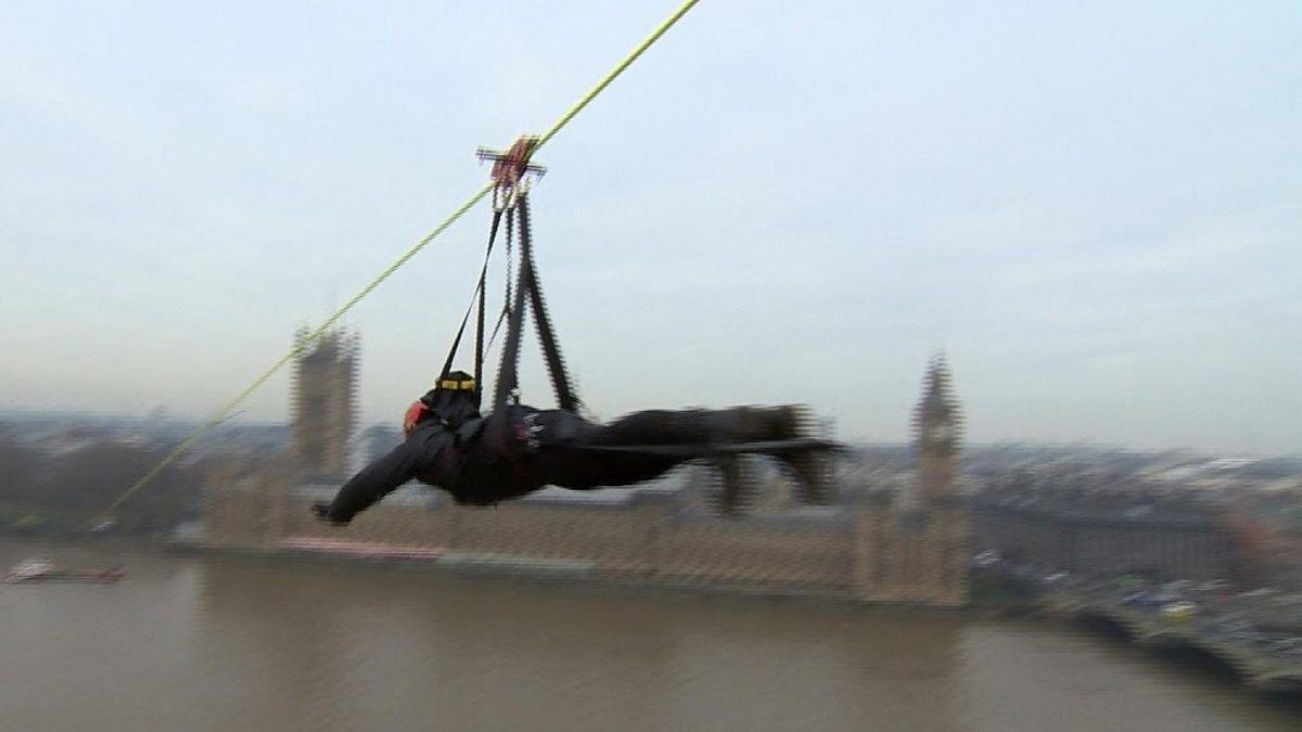 BBC Radio Lincolnshire Scott Dalton, Ziplining down a cheese grater?