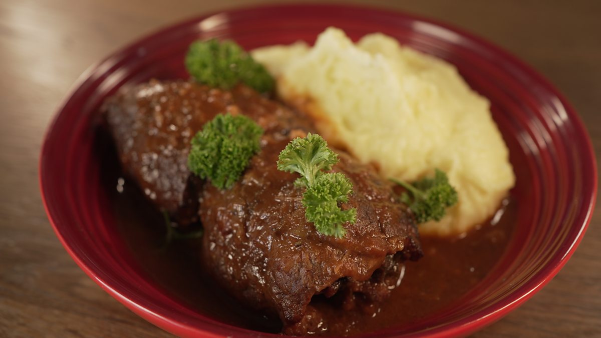BBC - Beef Olives with Onion Gravy