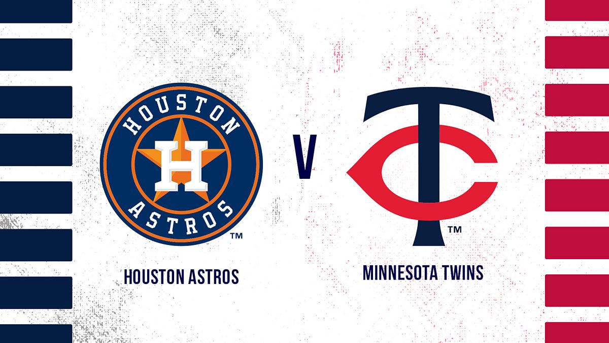 BBC Sport - Baseball, 2023, Houston Astros v Minnesota Twins