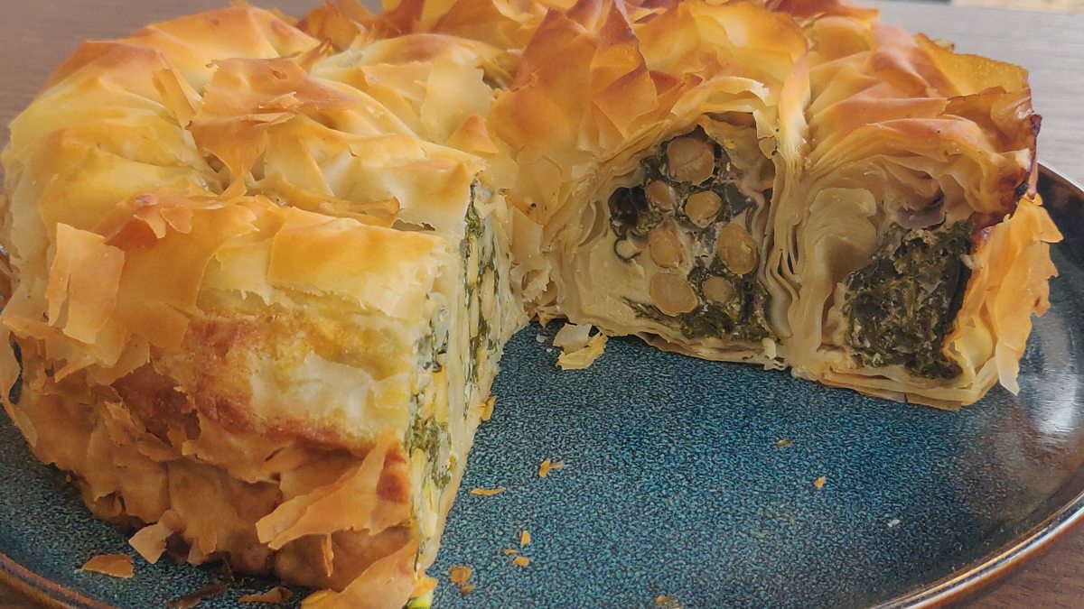 BBC One - Morning Live - Briony's Chickpea & Spinach Filo Pie