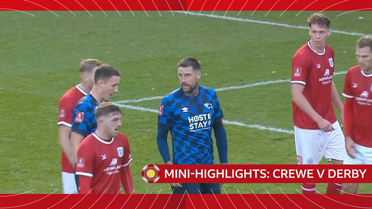 Bbc Iplayer The Fa Cup 2023 24 Mini Highlights Crewe V Derby