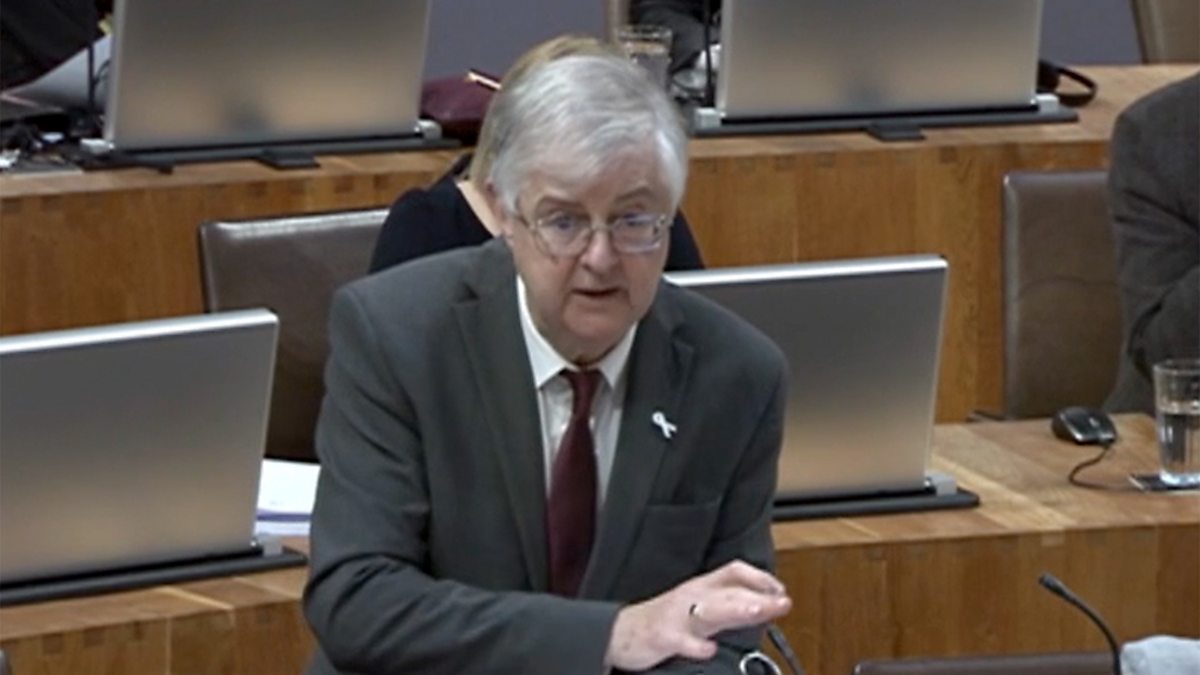 Welsh First Ministers Questions 21/11/2023 BBC iPlayer
