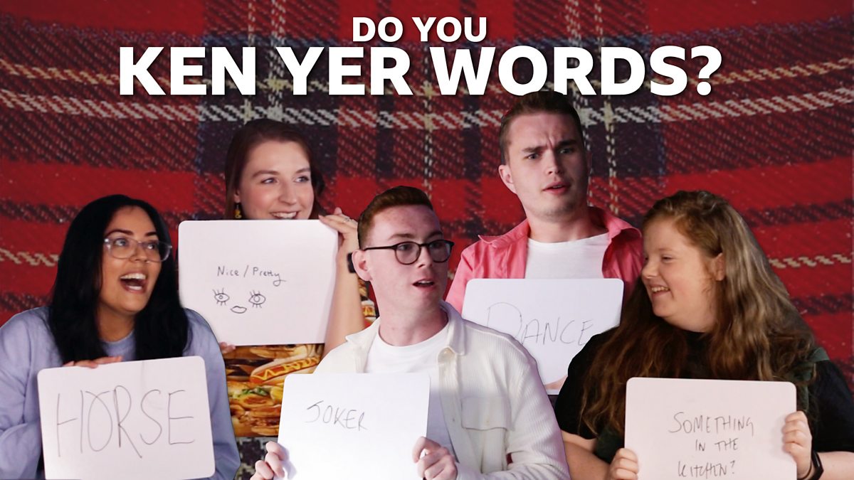 BBC Scotland The Social, Ken Yer Words Scottish Word Challenge