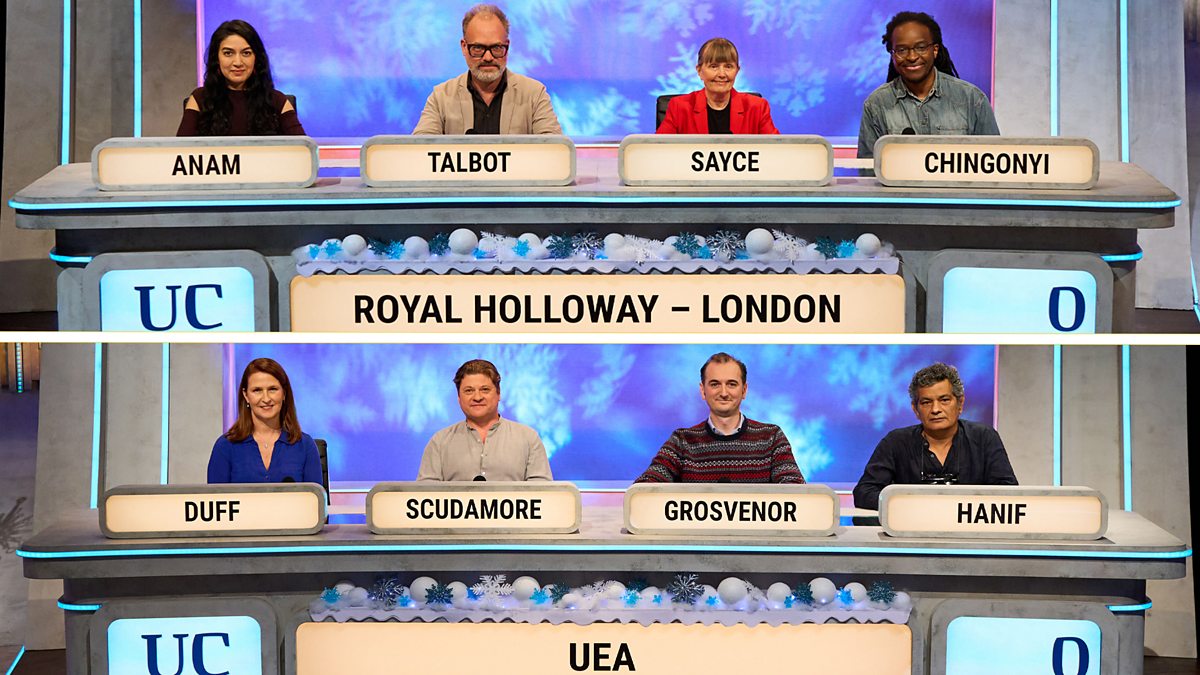 BBC Two University Challenge, Christmas 2023, Episode 2