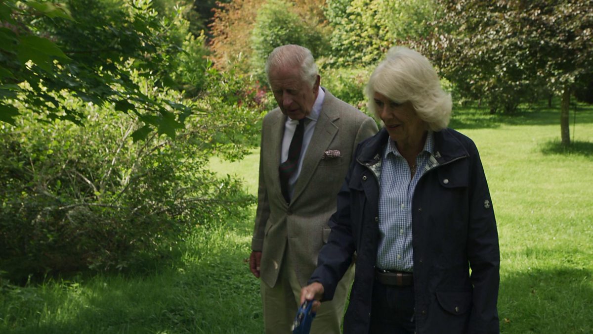 BBC One Charles III The Coronation Year, The King and Queen at Balmoral