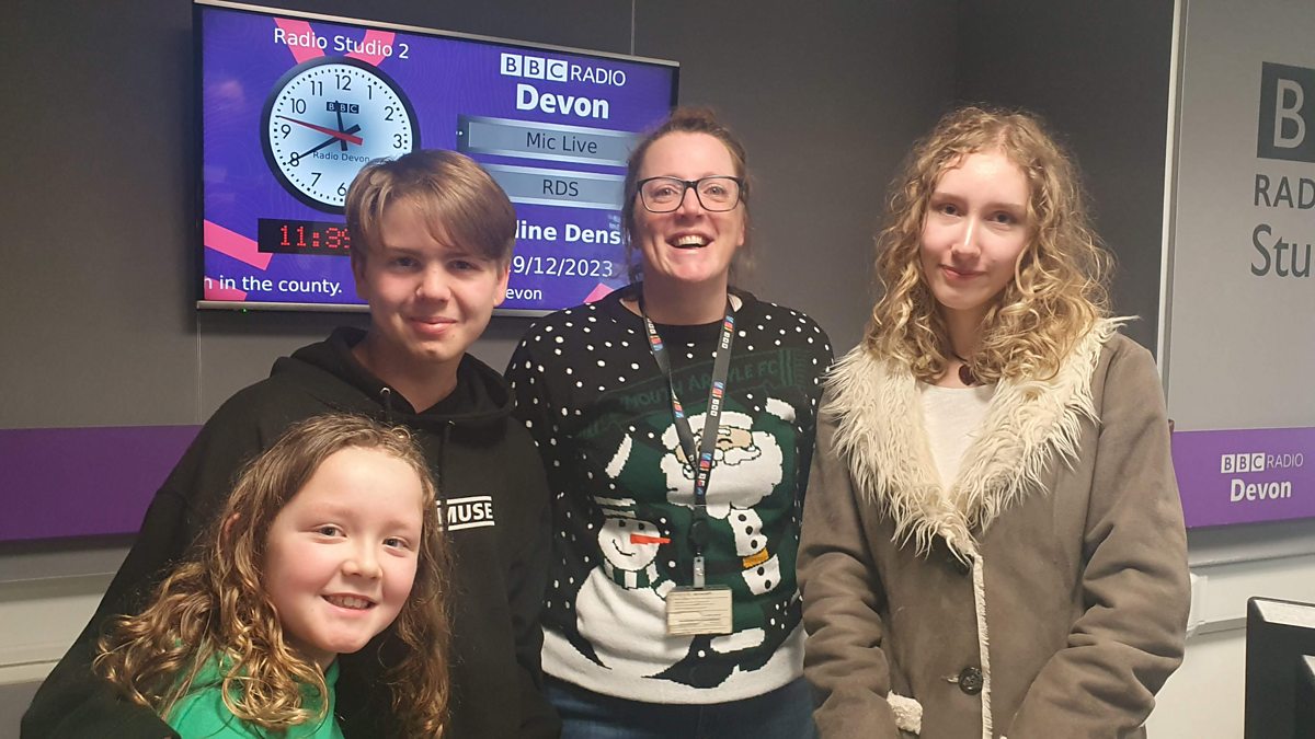 BBC Radio Devon - Caroline Densley, 19/12/2023, Young Podcasters