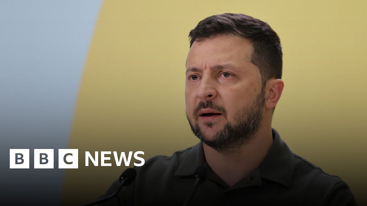 BBC News President Zelensky Holds News Conference