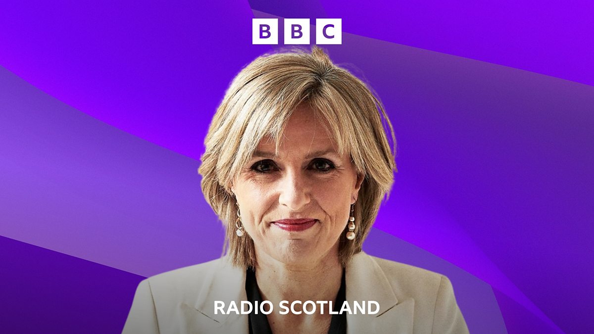 BBC Radio Scotland Shereen, Rona Dougall sits in