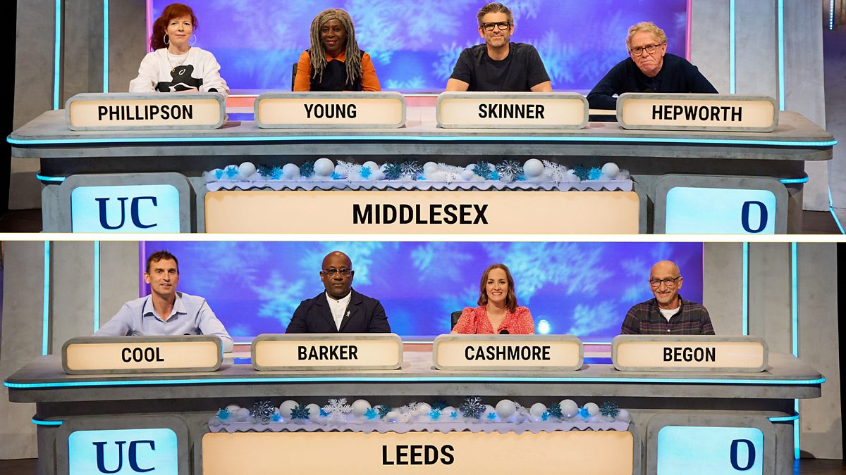 BBC Two University Challenge, Christmas 2023, Episode 6