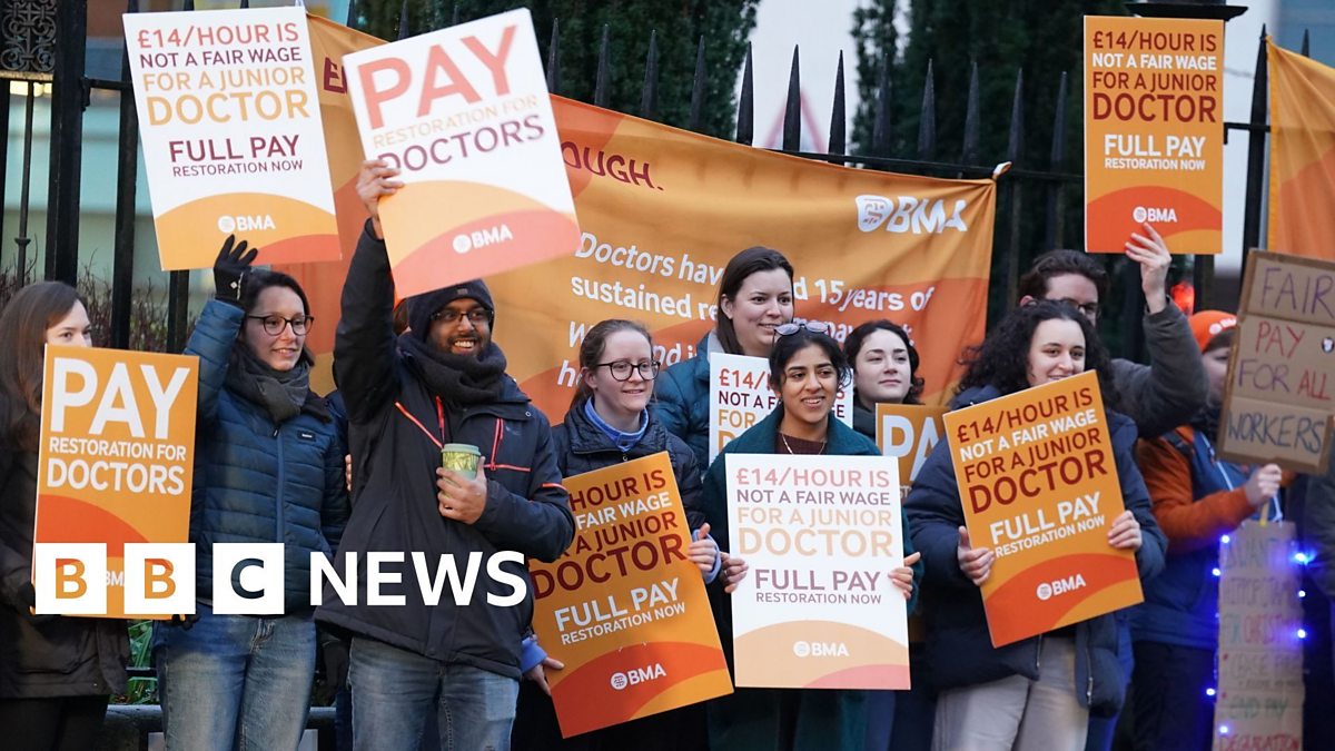 BBC News - Junior Doctors Begin Six Day Strike