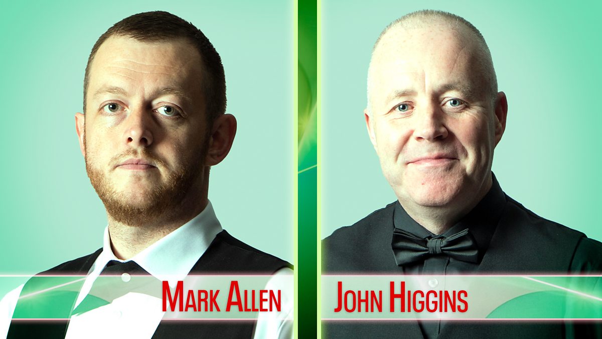 BBC Sport Snooker The Masters, 2024, Mark Allen v John Higgins