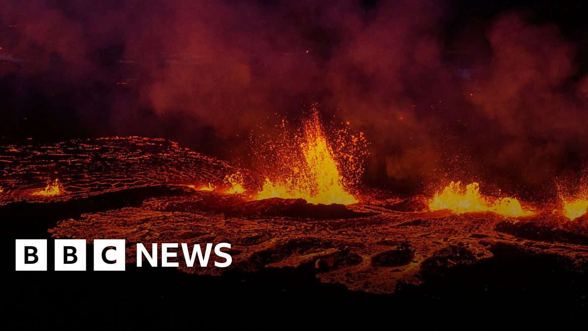 Bbc News Iceland Volcano Eruption Continues