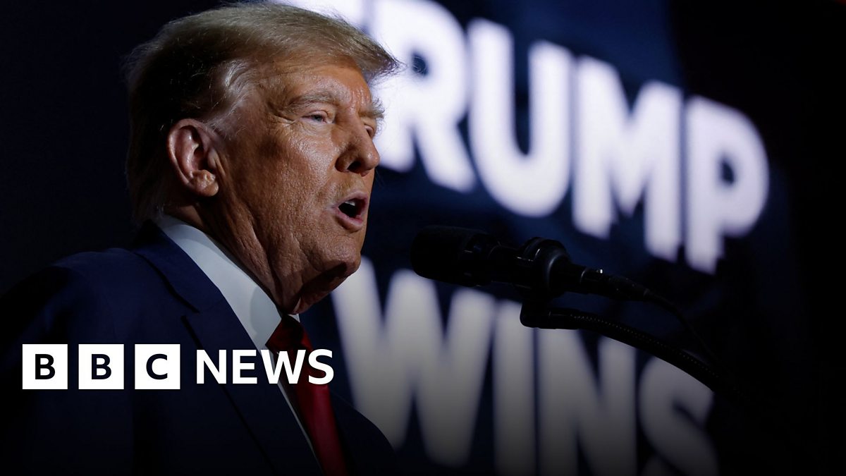 BBC News Donald Trump Wins a Landslide Victory in the Iowa Caucuses