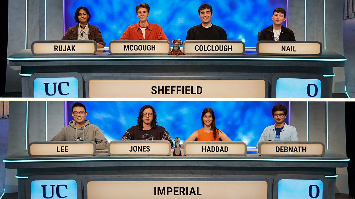 BBC Two University Challenge, 2023/24, Sheffield v Imperial College