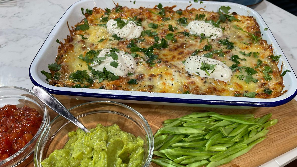 BBC One Morning Live Yvonne's Vegetarian Enchiladas