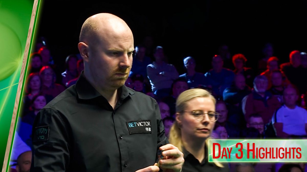 BBC Two Snooker Welsh Open, 2024 Highlights, Day Three