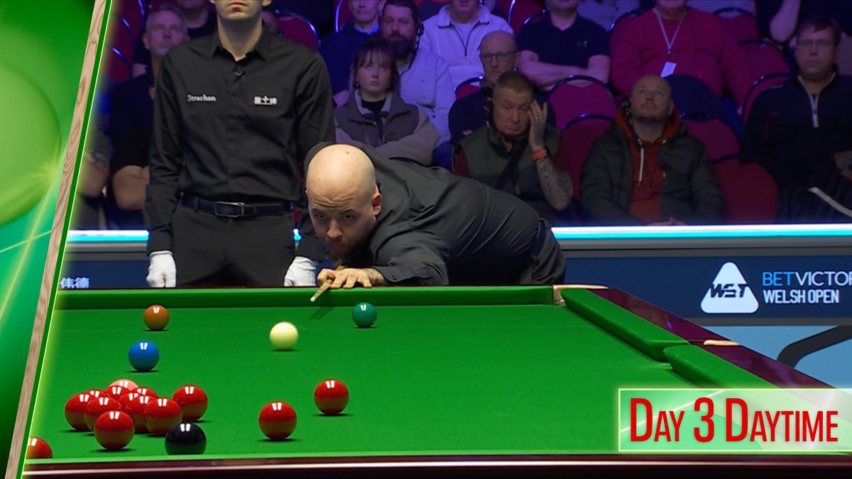 BBC Two Snooker Welsh Open, 2024 Red Button, Day Three Daytime