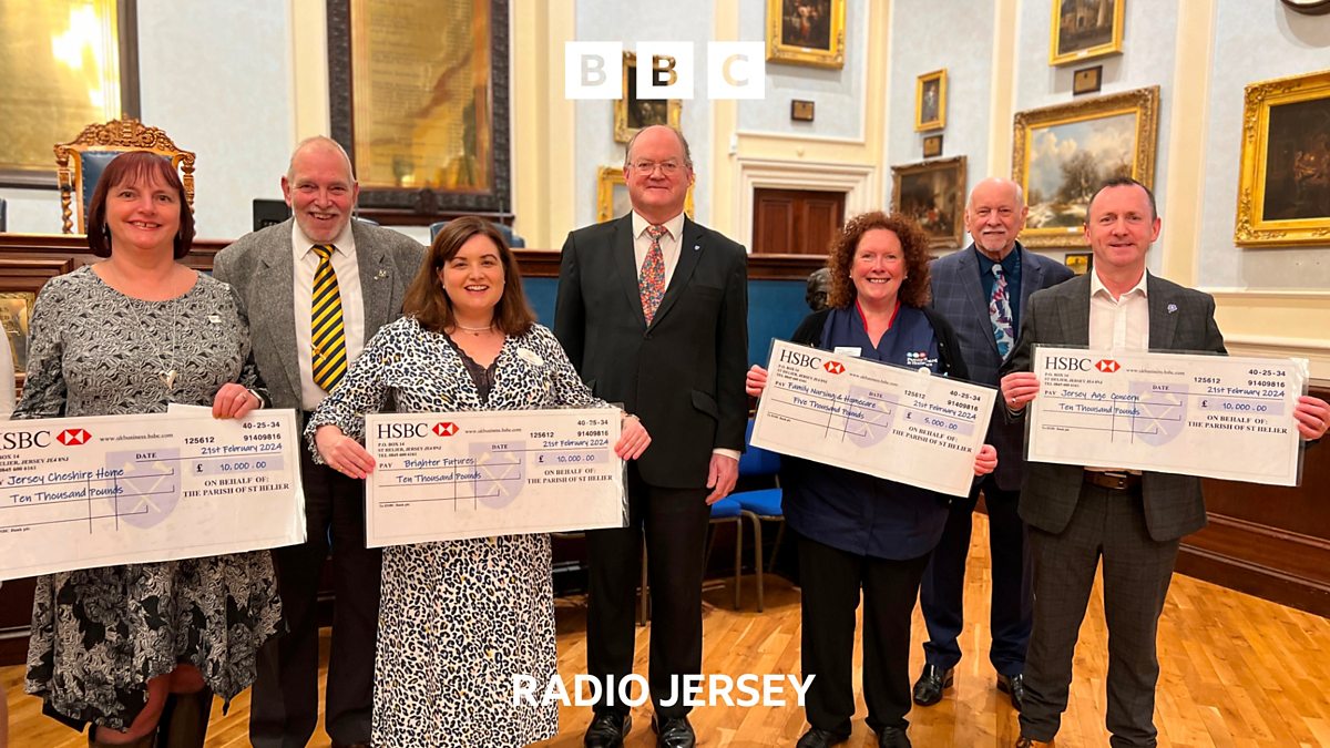 BBC Radio Jersey BBC Radio Jersey, St Helier gives £35,000 to charities
