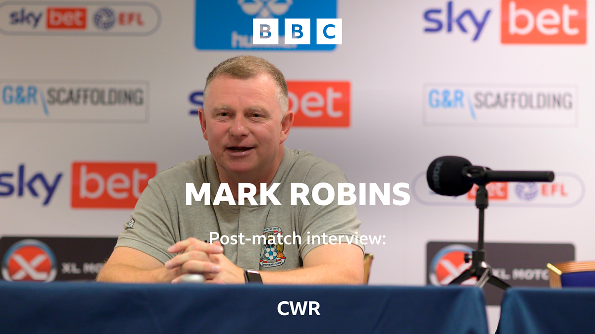 BBC CWR BBC CWR, Mark Robins on another awayday victory against Huddersfield Town!