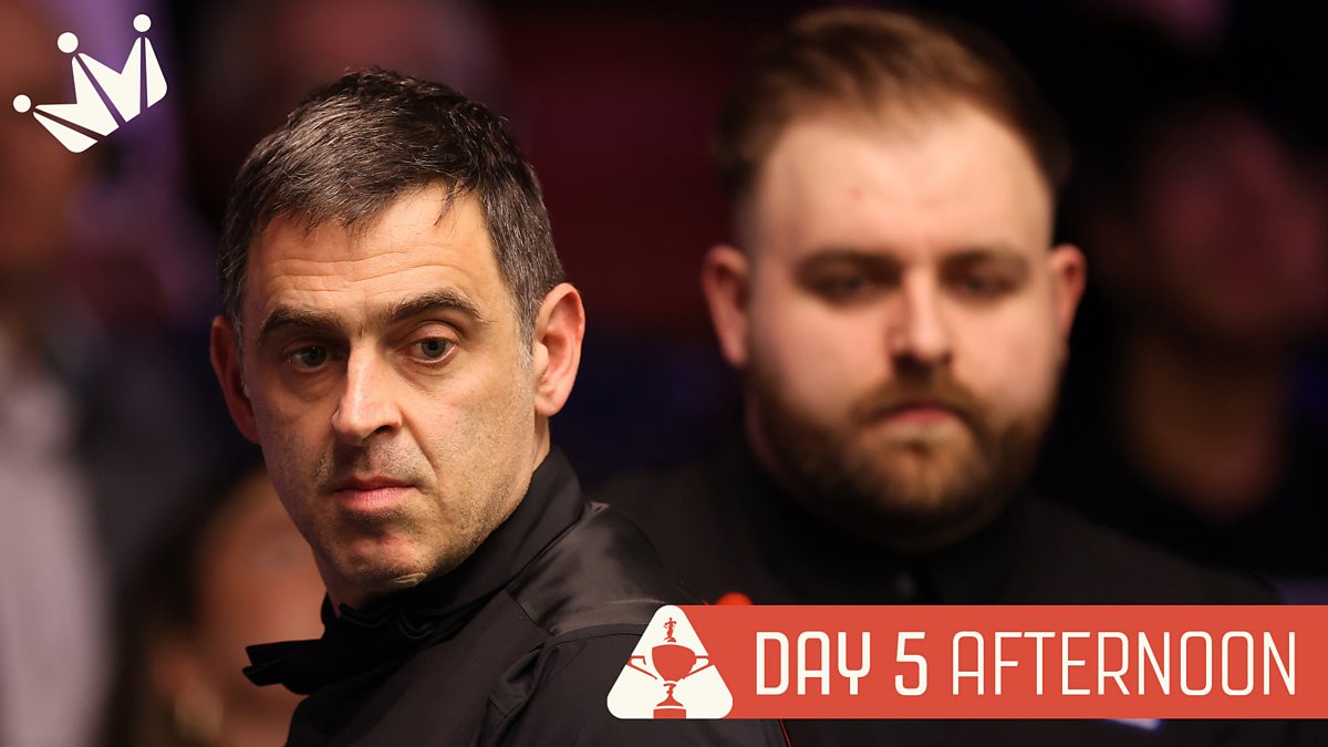 BBC iPlayer Snooker World Championship 2024 Day 5 Afternoon Session