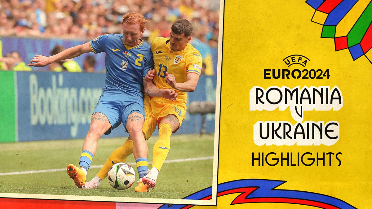 BBC Sport Euro 2024, Group Stage, Romania v Ukraine Highlights