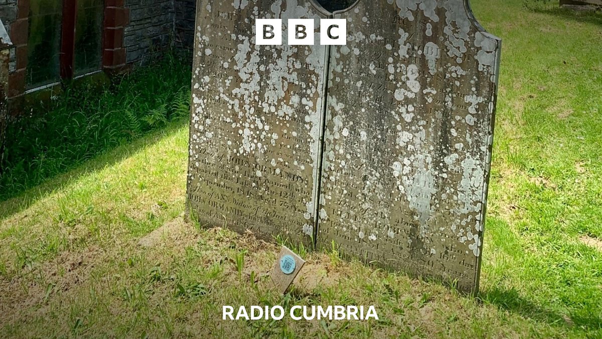 BBC Radio Cumbria - BBC RADIO CUMBRIA, Ulverston: The QR code gravestones