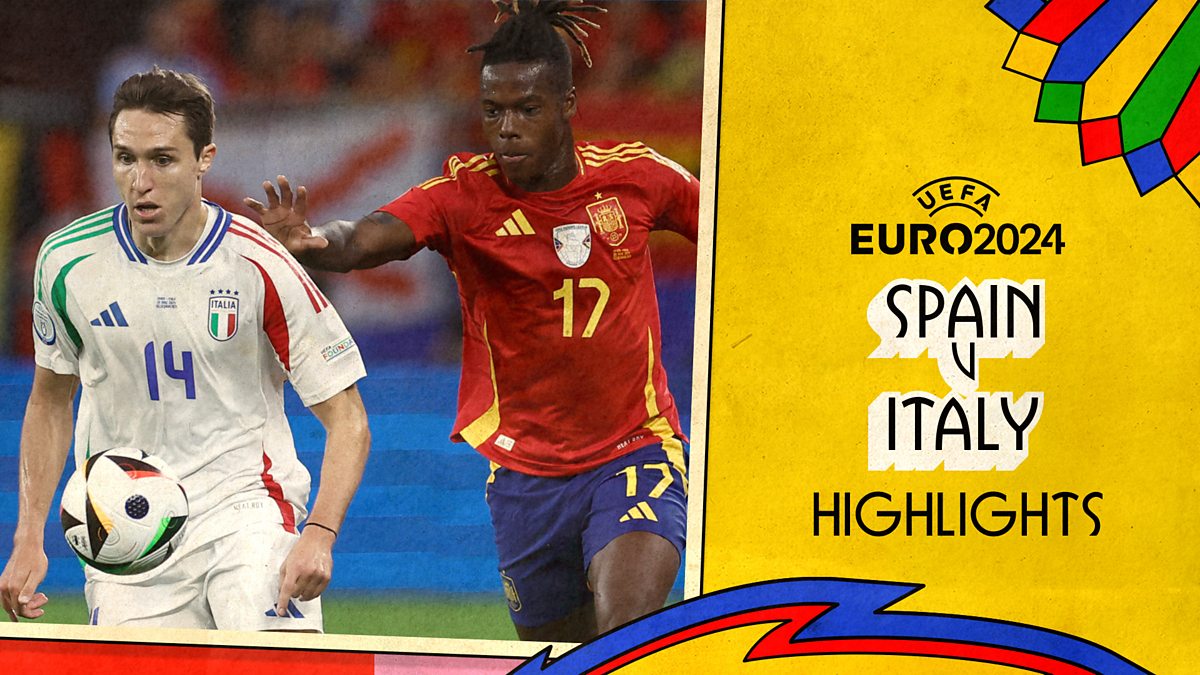 BBC iPlayer Euro 2024 Group Stage Spain v Italy Highlights