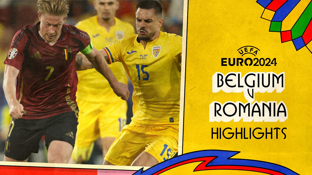 Euro 2024 Group Stage Belgium v Romania Highlights BBC iPlayer