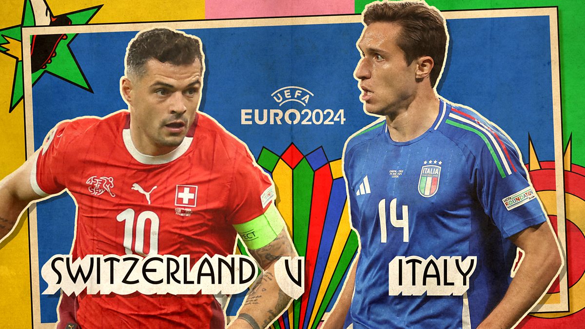 BBC Sport Euro 2024, Round of 16, Switzerland v Italy