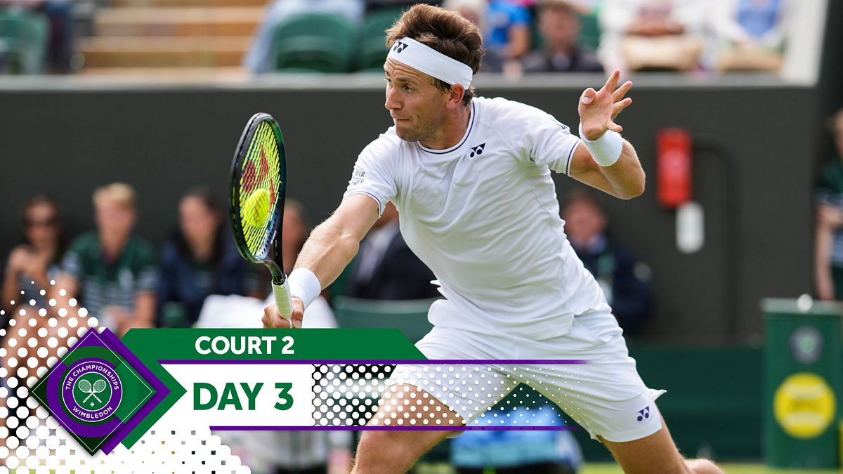 BBC Sport - Wimbledon, 2024 Live, Court Two - Day Three