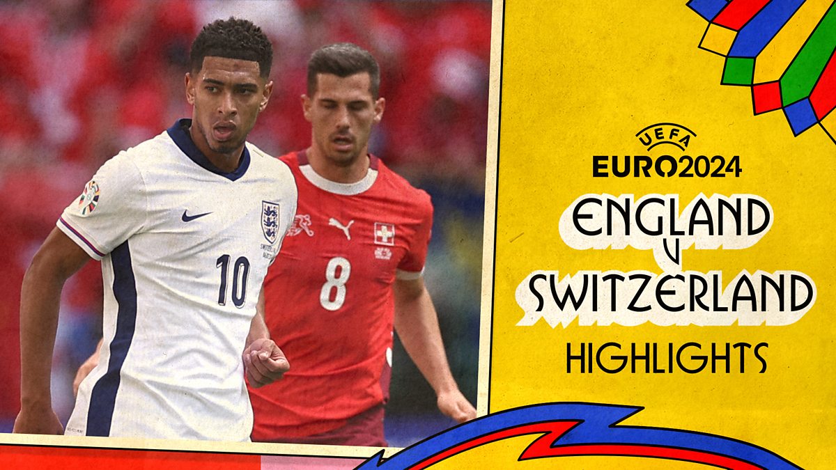 BBC iPlayer Euro 2024 England v Switzerland Highlights