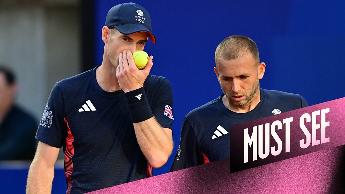 BBC Sport Olympics, Paris 2024, Day 2 Men's Tennis Evans/Murray v