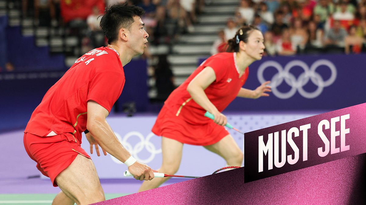 BBC Sport - Olympics, Paris 2024, Day 7: Badminton: Mixed Doubles Final ...