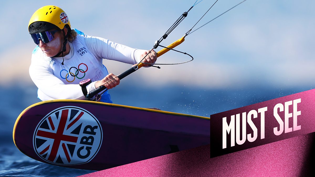 BBC Sport - Olympics, Paris 2024, Day 13 - Sailing - Women's Kite Final